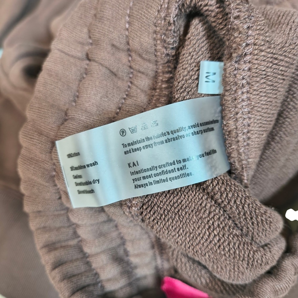 Kai Collective Espresso Matching Set Hoodie Parachute Sweatpants Medium NWT - Picture 10 of 16